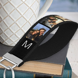 Llavero De Pulsera Collage de fotos Monogramado 6