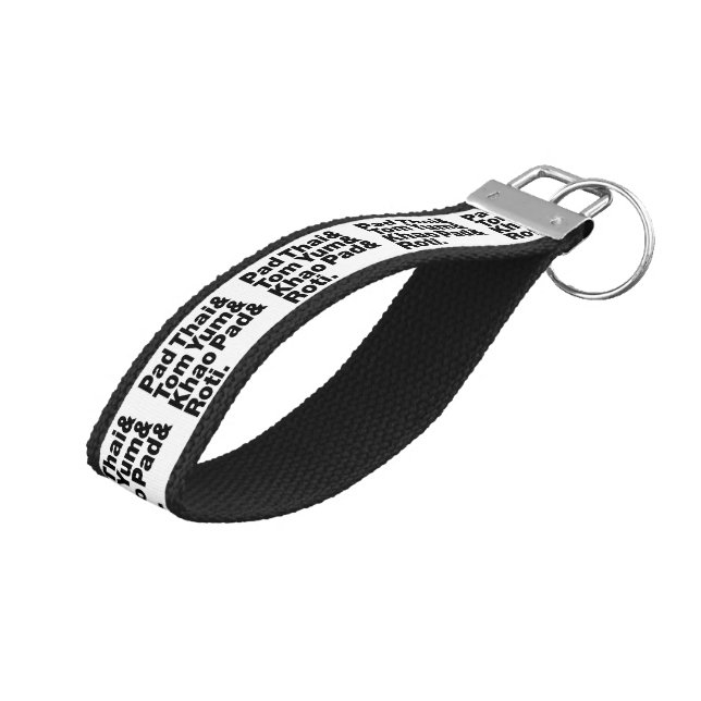 Llavero De Pulsera Comida callejera tailandesa (Angulado hacia arriba)