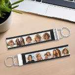 Llavero De Pulsera Crea tu propio Collage de fotos de Instagram 10<br><div class="desc">Utiliza hasta 10 fotos de teléfono cuadrado o selfie para crear un regalo único y personal. O puedes mantener al cachorro hipster y hacer un keepsake de moda. Si necesita ajustar las imágenes,  haga clic en la herramienta personalizar para realizar cambios.</div>