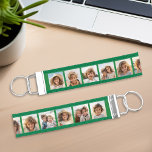 Llavero De Pulsera Crea tu propio Collage de fotos de Instagram 11<br><div class="desc">Utiliza hasta 11 fotos de teléfono cuadrado o selfie para crear un regalo único y personal. O puedes mantener al cachorro hipster y hacer un keepsake de moda. Si necesita ajustar las imágenes,  haga clic en la herramienta personalizar para realizar cambios.</div>