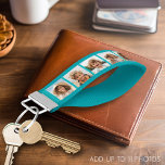 Llavero De Pulsera Crea tu propio Collage de fotos de Instagram 11<br><div class="desc">Utiliza hasta 11 fotos de teléfono cuadrado o selfie para crear un regalo único y personal. O puedes mantener al cachorro hipster y hacer un keepsake de moda. Si necesita ajustar las imágenes,  haga clic en la herramienta personalizar para realizar cambios.</div>