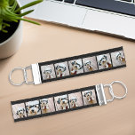 Llavero De Pulsera Crea tu propio Collage de fotos de Instagram 12<br><div class="desc">Utiliza hasta 12 fotos de teléfono cuadrado o selfie para crear un regalo único y personal. O puedes mantener al cachorro hipster y hacer un keepsake de moda. Si necesita ajustar las imágenes,  haga clic en la herramienta personalizar para realizar cambios.</div>