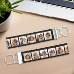 Llavero De Pulsera Create Your Own Instagram 11 Photo Collage<br><div class="desc">Use up to 11 square or selfie phone photos to create a unique and personal gift. Or you can keep the hipster puppy and make a trendy keepsake. If you need to adjust the pictures,  click on the customize tool to make changes.</div>