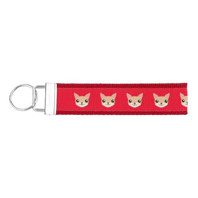 Llavero De Pulsera Cute Chihuahua (Llaves lado izquierdo)