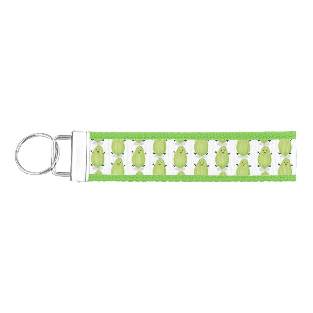 Llavero De Pulsera Cute kawaii papaya paw personalizado ilustracion (Llaves lado izquierdo)