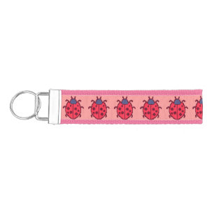 Llavero De Pulsera Cuto pixelado ladybug insecto lanzar almohada