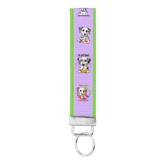 Llavero De Pulsera Dalmatian Keychain 
