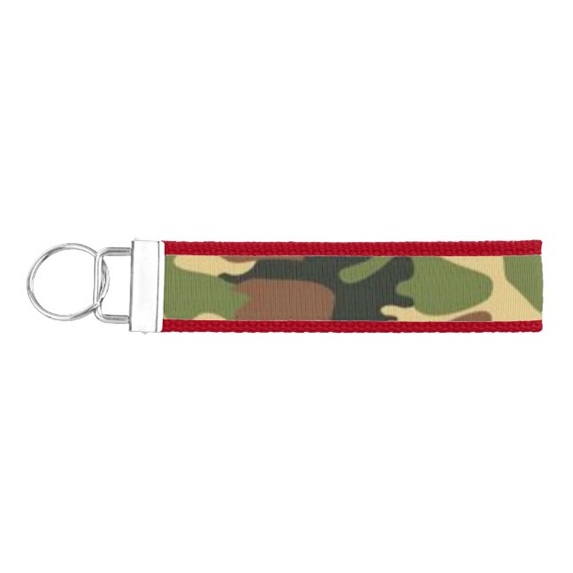 Llavero De Pulsera de camuflaje (Llaves lado izquierdo)