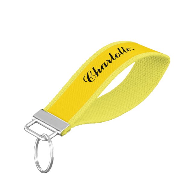 Llavero De Pulsera Diseñar su propio nombre en estilo (Angulado hacia abajo)