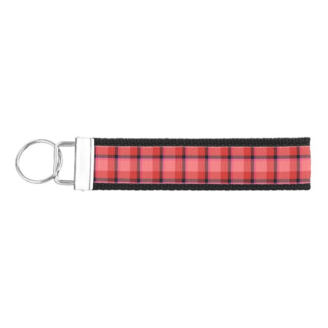 Llavero De Pulsera Diseño del tartán (Llaves lado izquierdo)
