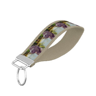 Llavero De Pulsera Elefante y agua