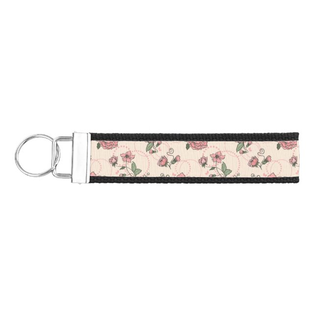 Llavero De Pulsera Estampado de flores 5 2 (Llaves lado izquierdo)