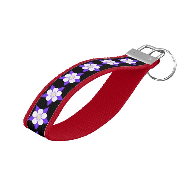 Llavero De Pulsera Flor de Columbina (Angulado hacia arriba)