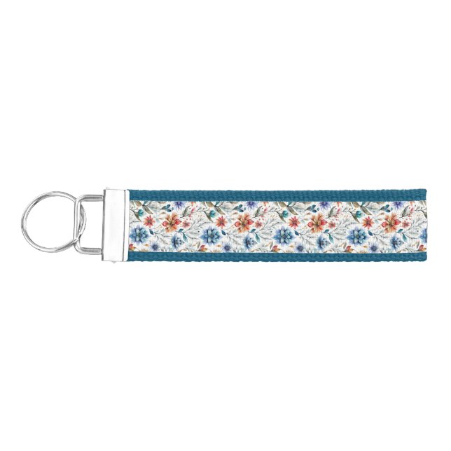 Llavero De Pulsera Flores acuáticas (Llaves lado izquierdo)