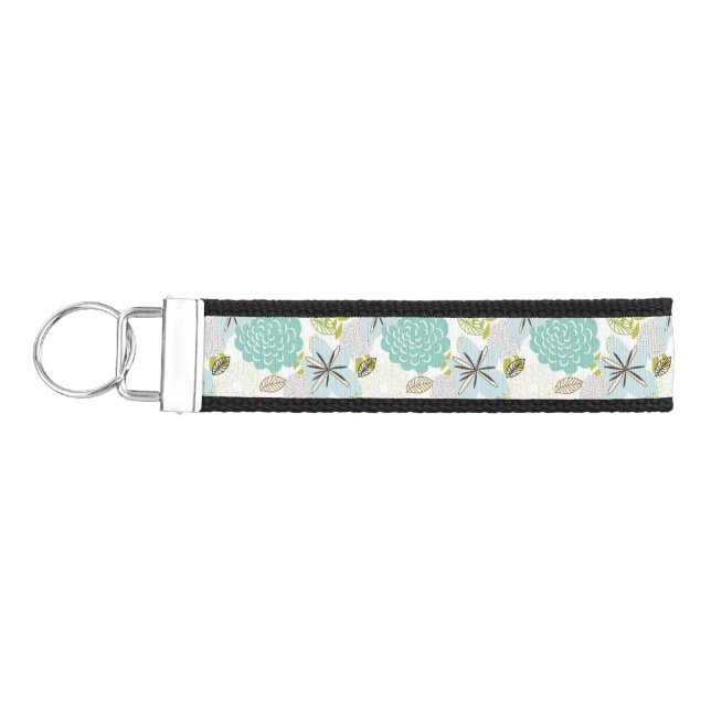 Llavero De Pulsera Fondo floral 5 (Llaves lado izquierdo)