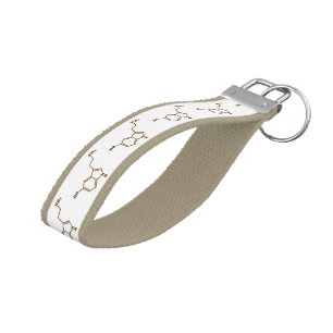Llavero De Pulsera Fórmula química molecular de serotonina