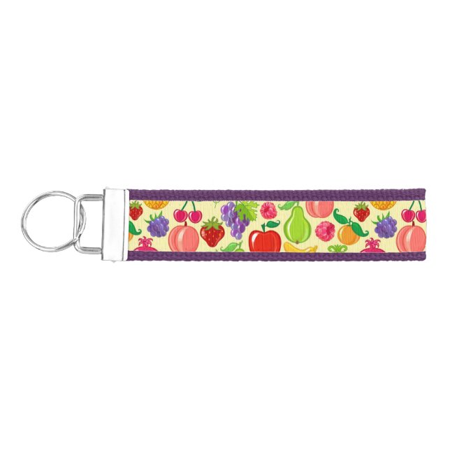 Llavero De Pulsera Fruta (Llaves lado izquierdo)