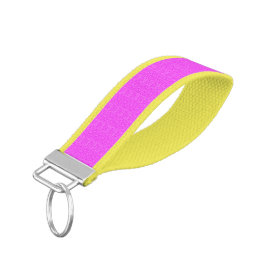 Llavero De Pulsera Fun Elegante Resumen Pequeño Motif Patrón Rosa