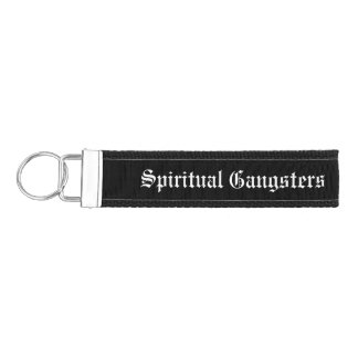 Llavero De Pulsera Grosgrain, Gangsters Espirituales Negros Escribe K