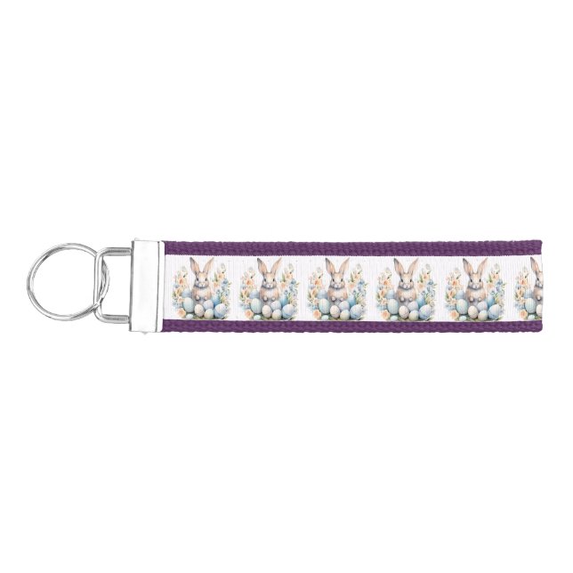 Llavero De Pulsera Happy Easter Bunny Basket Thunder_Cove (Llaves lado izquierdo)