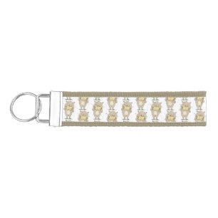 Llavero De Pulsera Hermoso hámster sonriente lindo con personalizado