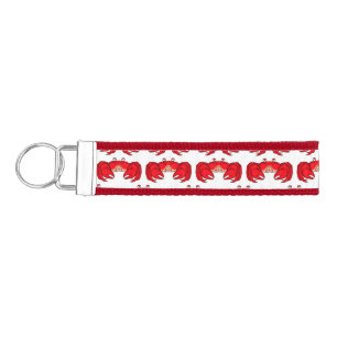 Llavero De Pulsera Ilustracion de cangrejo rojo