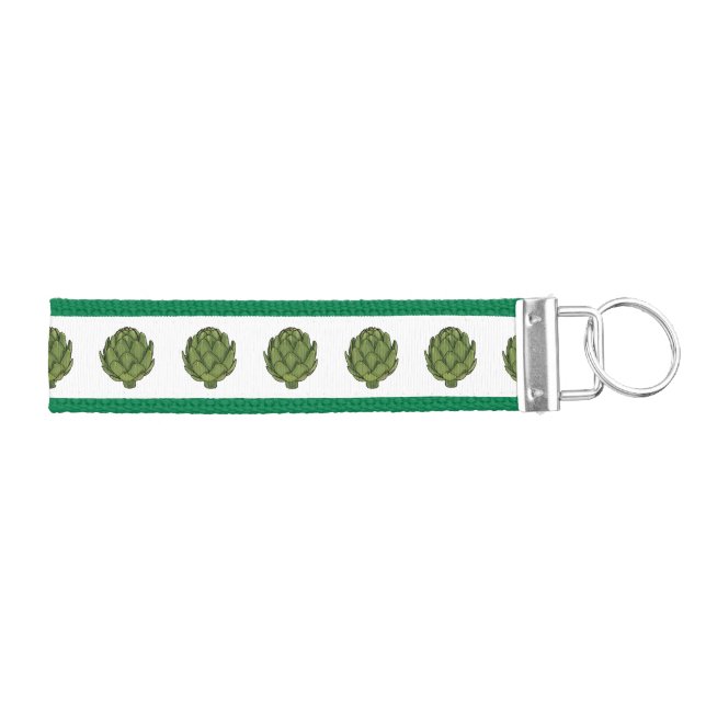 Llavero De Pulsera Ilustracion de personalizado Artichoke (Llaves derecha)