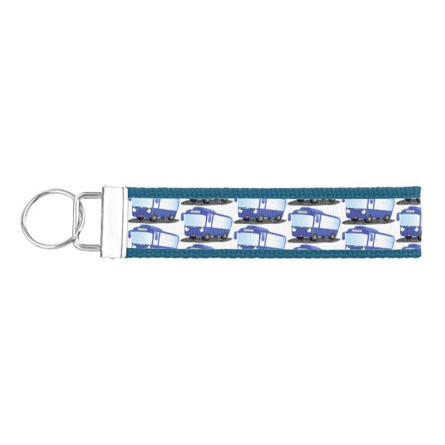 Llavero De Pulsera Ilustracion de personalizado de autobús moderno az (Llaves lado izquierdo)