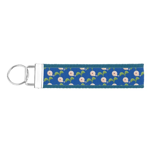 Llavero De Pulsera Ilustracion de personalizado de brote de semillas  (Llaves lado izquierdo)