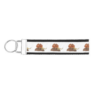 Llavero De Pulsera Ilustracion de personalizado de lagarto de cuello