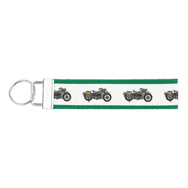 Llavero De Pulsera Ilustracion de personalizado de motocicleta de cru (Llaves lado izquierdo)