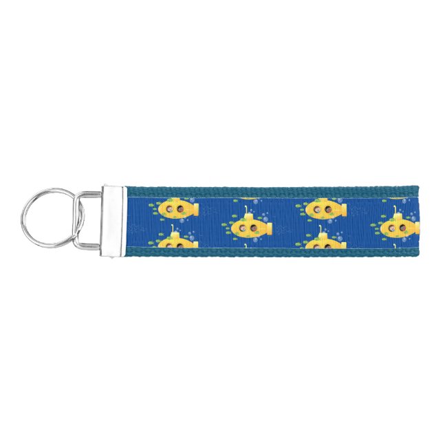 Llavero De Pulsera Ilustracion de personalizado de pescado submarino  (Llaves lado izquierdo)