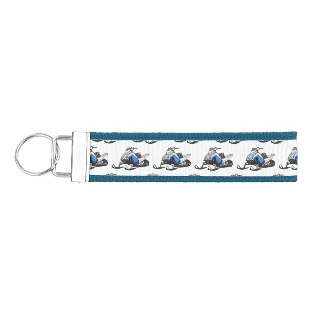 Llavero De Pulsera Ilustracion de personalizado para motos de nieve (Llaves lado izquierdo)