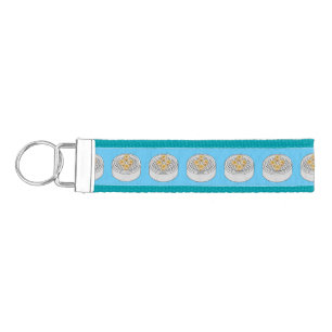Llavero De Pulsera Ilustracion de Shumai dim sum personalizado