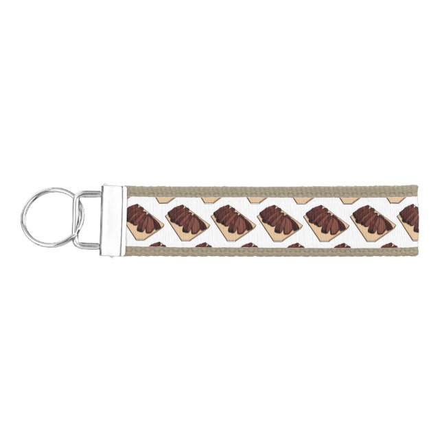 Llavero De Pulsera Ilustracion personalizado de brisket de carne (Llaves lado izquierdo)