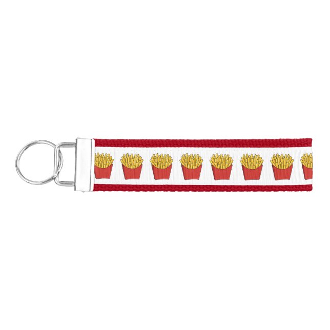 Llavero De Pulsera Ilustracion personalizado de patatas fritas (Llaves lado izquierdo)