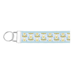 Llavero De Pulsera Ilustracion personalizado de pato amarillo