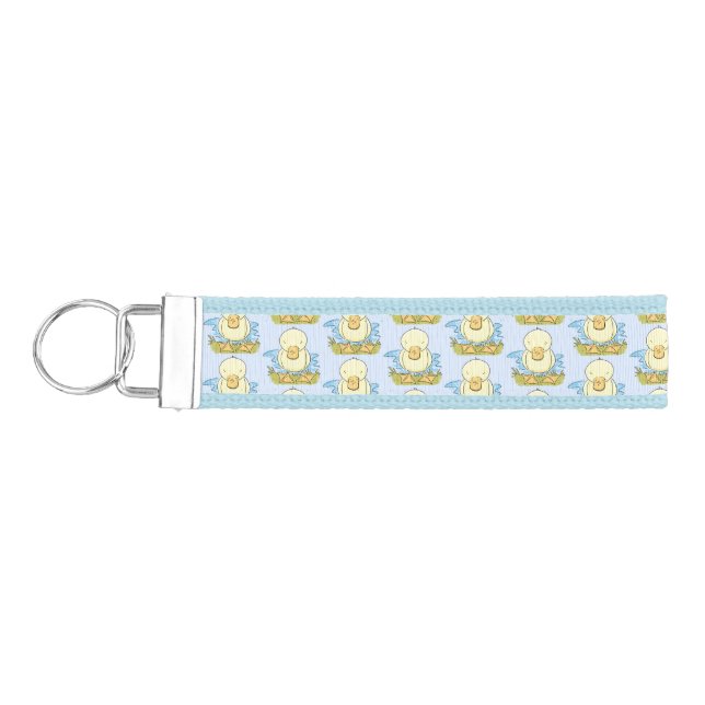 Llavero De Pulsera Ilustracion personalizado de pato amarillo (Llaves lado izquierdo)