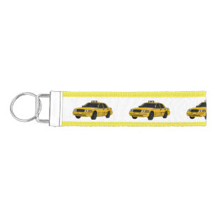 Llavero De Pulsera Ilustracion personalizado de taxi