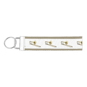 Llavero De Pulsera Ilustracion personalizado de Trombone