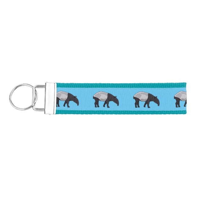 Llavero De Pulsera Ilustracion personalizado Tapir (Llaves lado izquierdo)