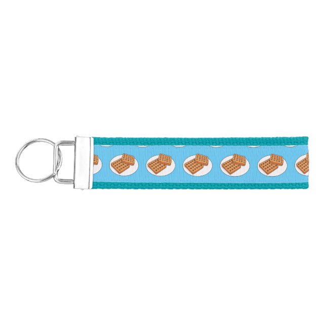 Llavero De Pulsera Ilustracion Waffle personalizado (Llaves lado izquierdo)