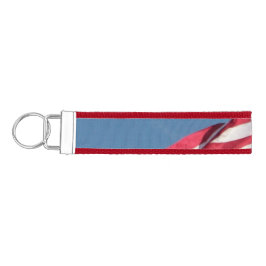 Llavero De Pulsera Keychain de Bandera Americana