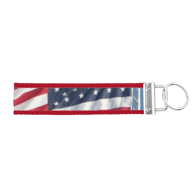 Llavero De Pulsera Keychain de Bandera Americana (Llaves derecha)