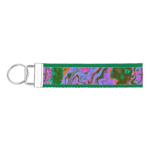 Llavero De Pulsera Keychain de la muñeca de mármol agrio