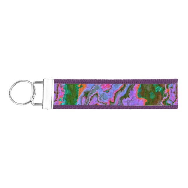Llavero De Pulsera Keychain de la muñeca de mármol agrio (Llaves lado izquierdo)