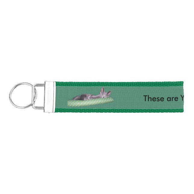 Llavero De Pulsera Keychain (Incorrecto) - Naughty Kitten (Llaves lado izquierdo)