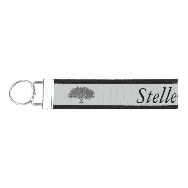 Llavero De Pulsera Keychain (Invertir) - Árbol familiar con nombre (Llaves lado izquierdo)