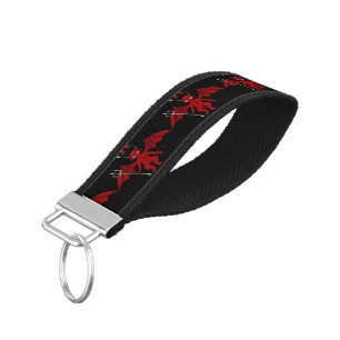 Llavero De Pulsera Little Red Devil Thunder_Cove