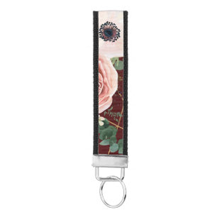 Llavero De Pulsera Llave de la muñeca personalizada Cadena Geométrica